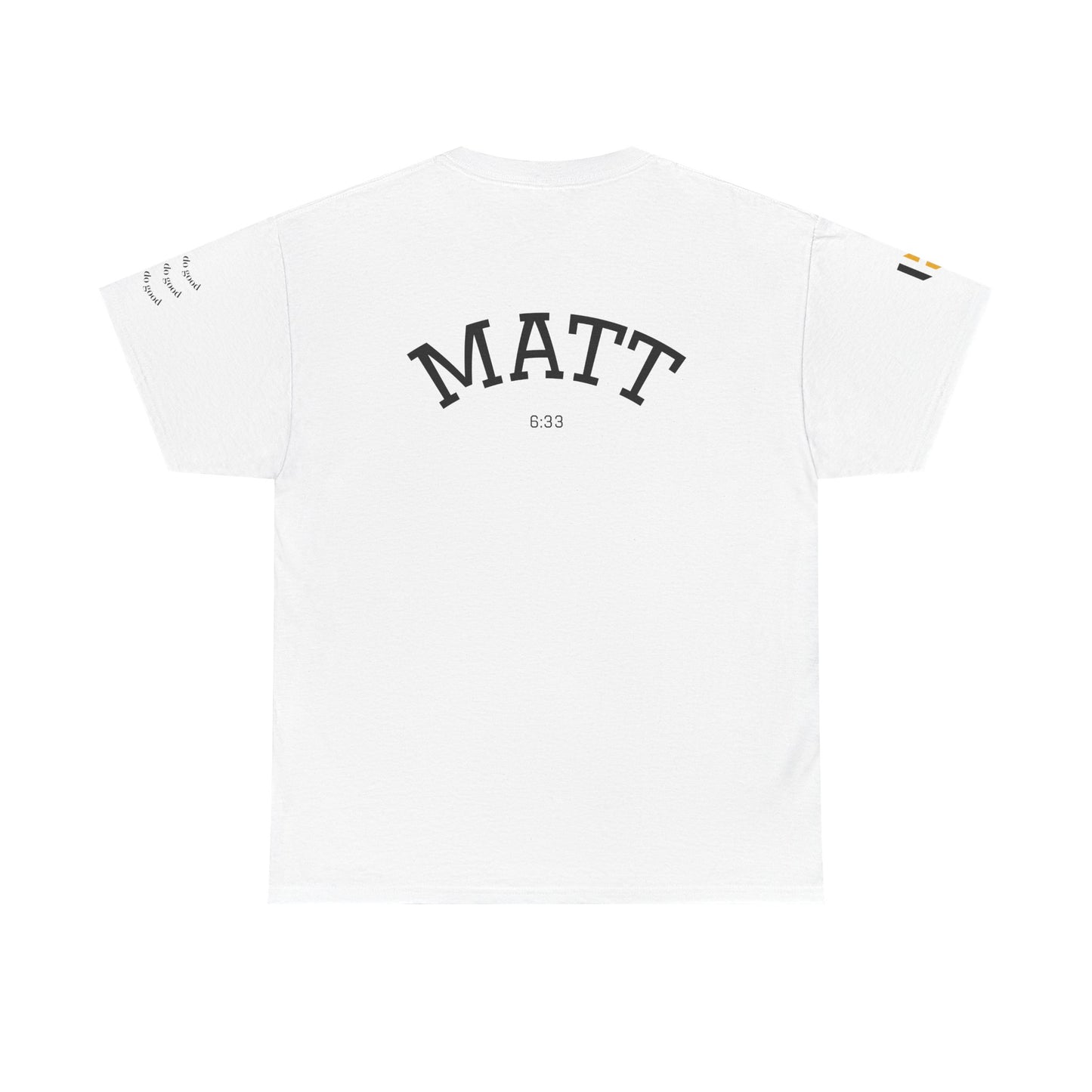 Vertical '6 3 3' Graphic Tee — Minimal Numeric Streetwear