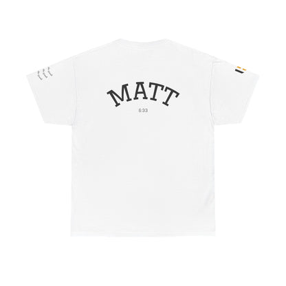 Vertical '6 3 3' Graphic Tee — Minimal Numeric Streetwear