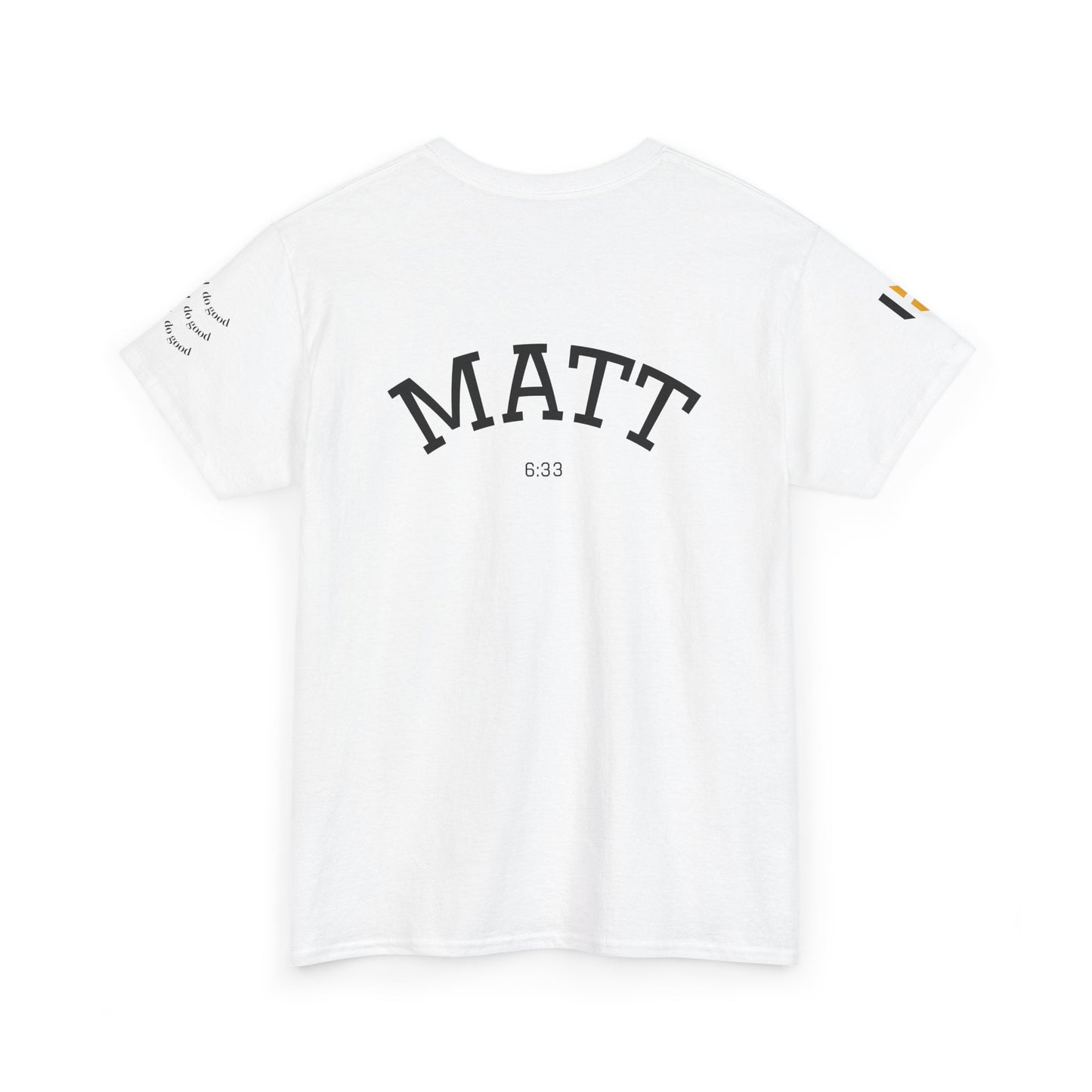 Vertical '6 3 3' Graphic Tee — Minimal Numeric Streetwear