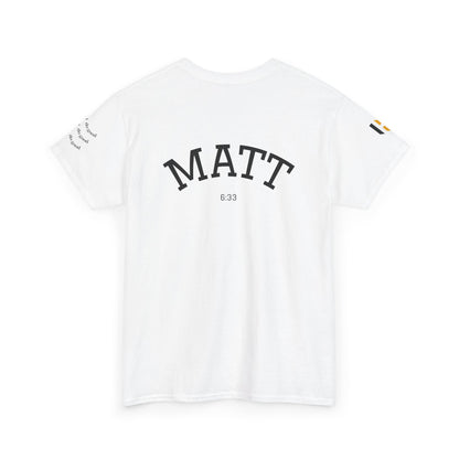 Vertical '6 3 3' Graphic Tee — Minimal Numeric Streetwear