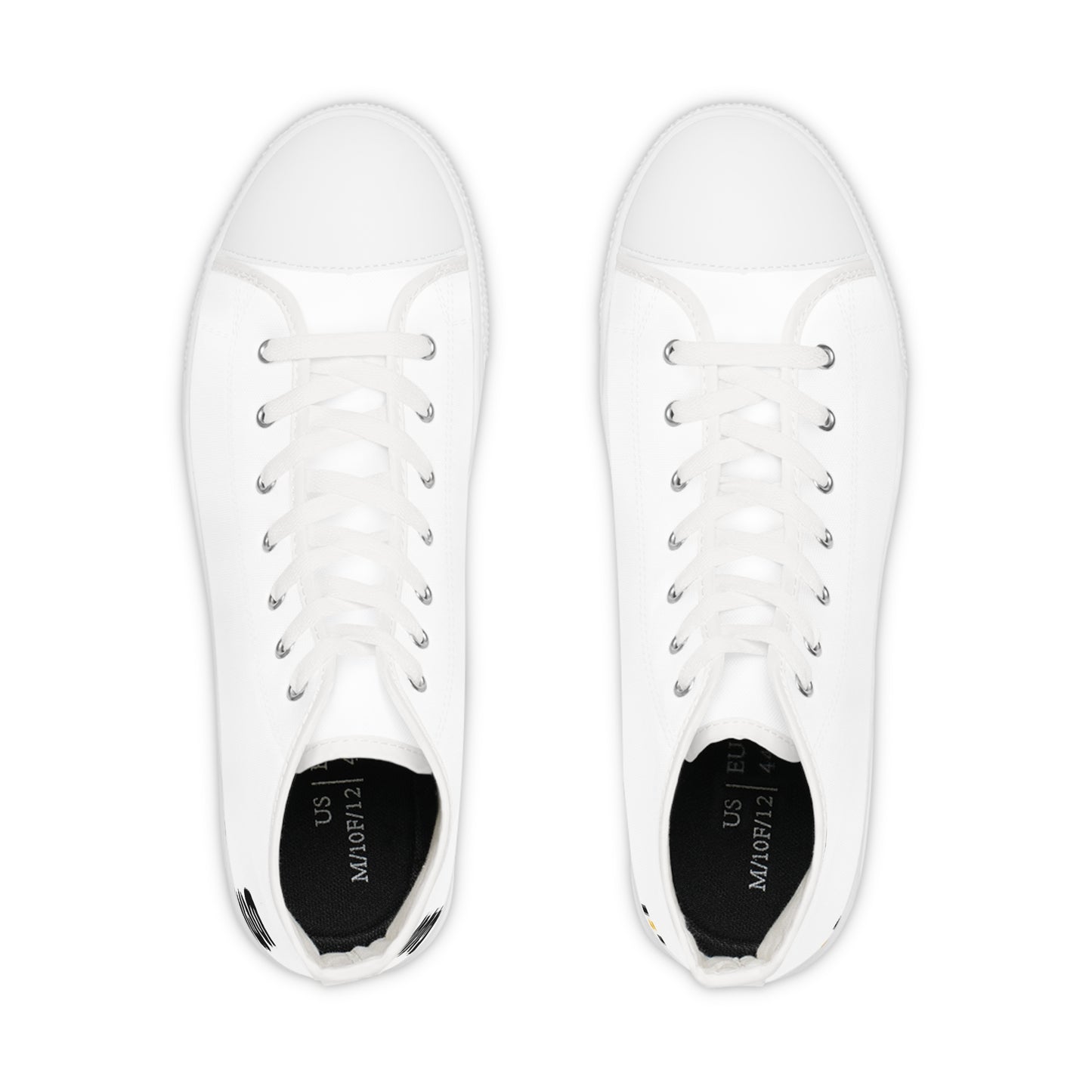 Stylish White High Top Sneakers for Men - Versatile Casual Footwear