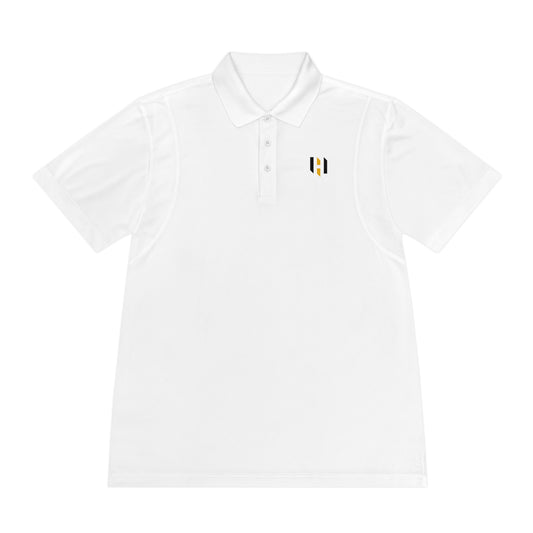 Men's Sport Polo Shirt — Minimal Gold Pin Chest Polo