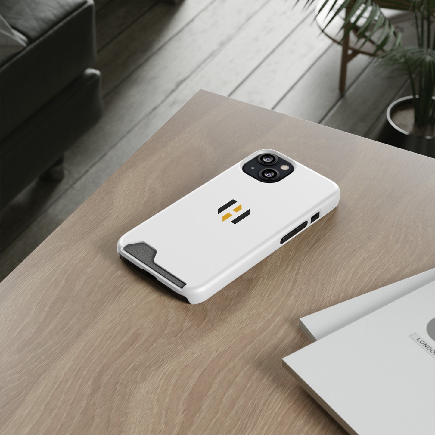 Sleek Phone Case with Card Holder - Modern Design for Everyday Use