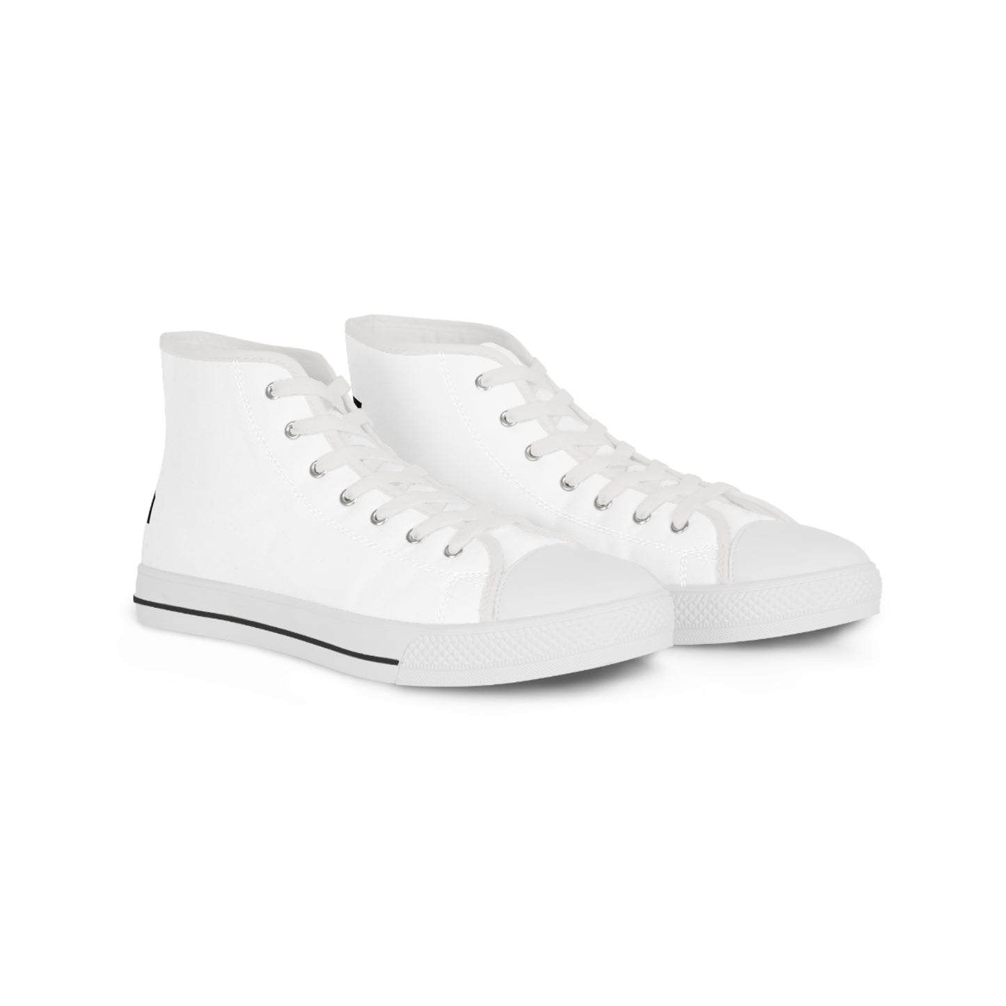 Stylish White High Top Sneakers for Men - Versatile Casual Footwear