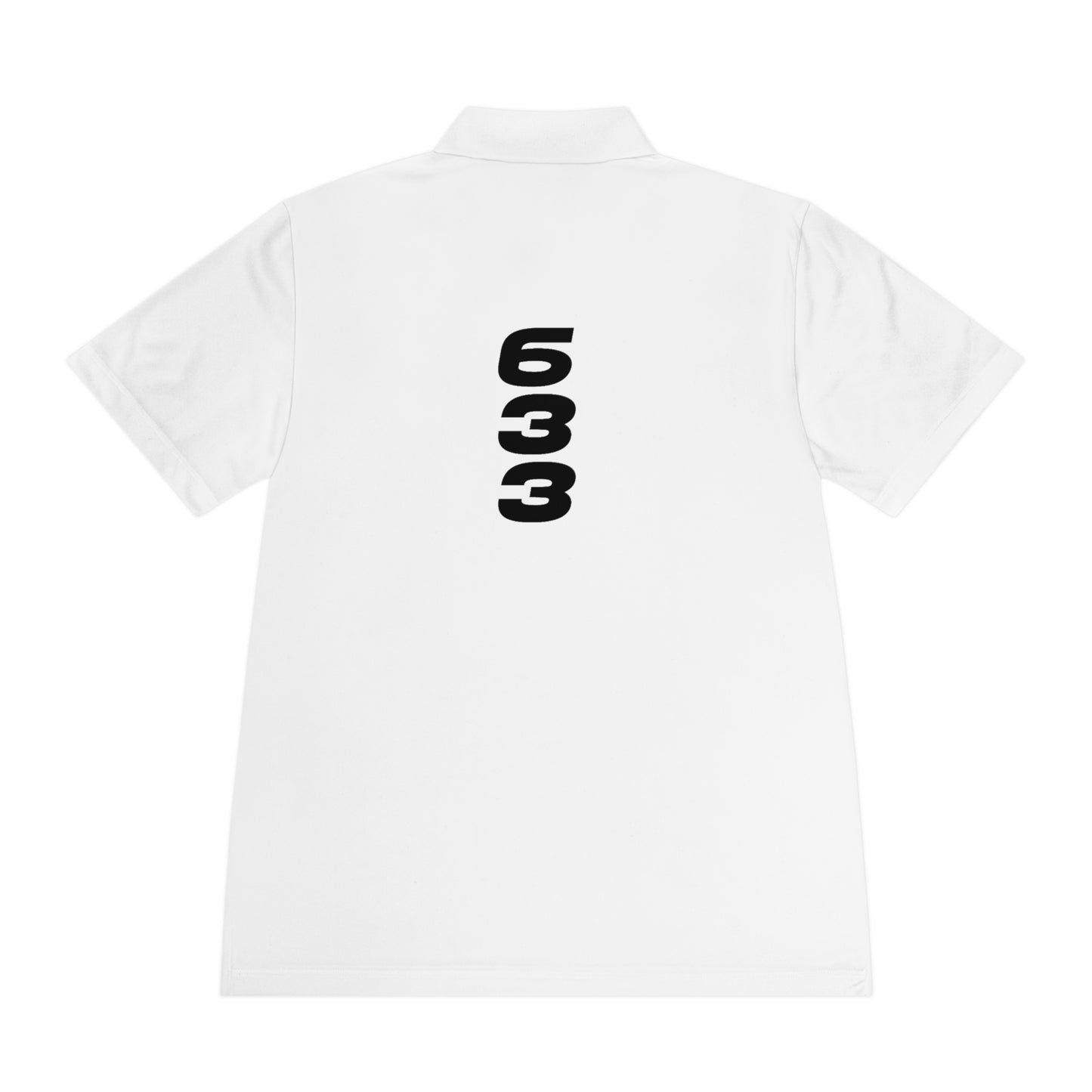 Men's Sport Polo Shirt — Minimal Gold Pin Chest Polo