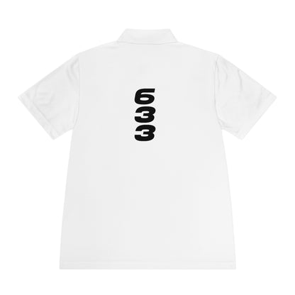 Men's Sport Polo Shirt — Minimal Gold Pin Chest Polo